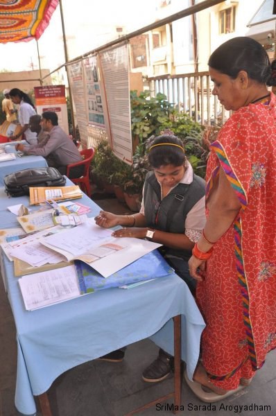 BMI and wellness consultation during the health camp